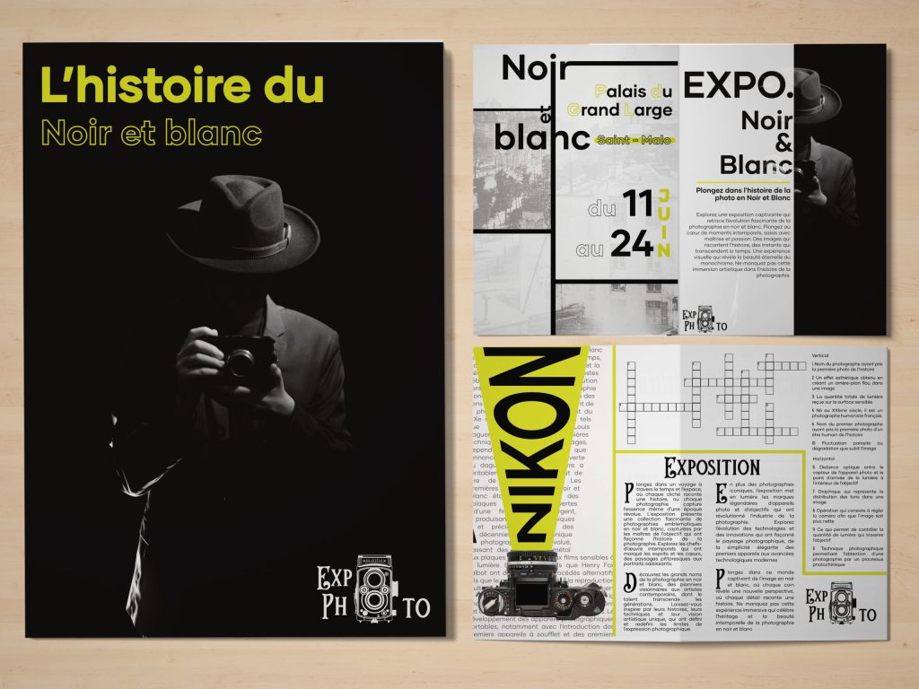 Affiche – L’histoire du Noir et Blanc – Exposition Photo