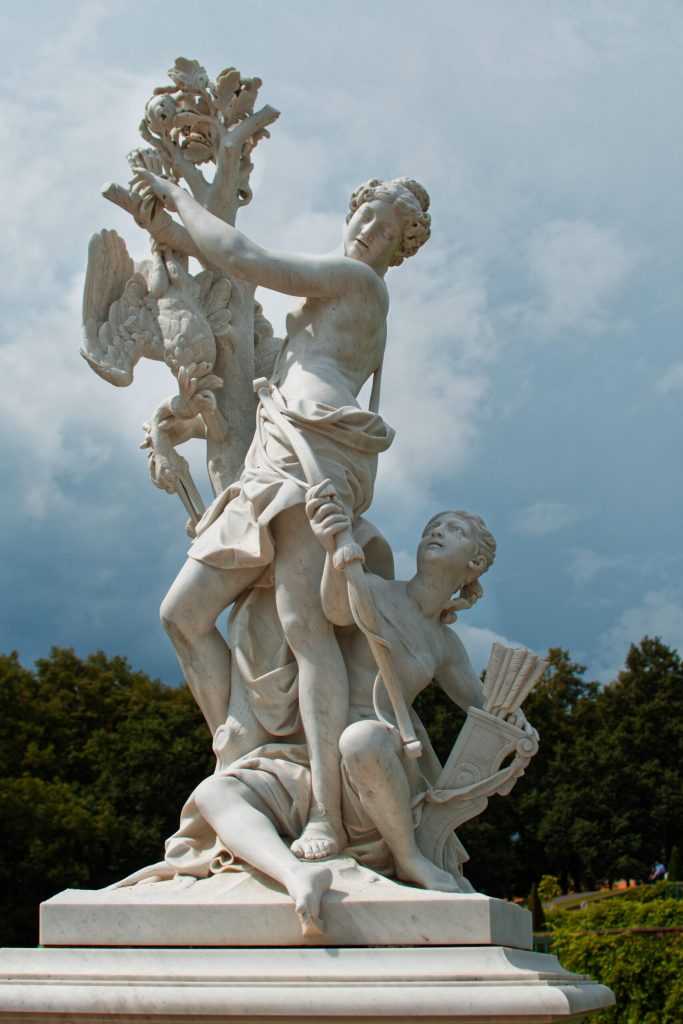Allegorie de l’Air, sculpture d’Andreas Klein – Parc de Sanssouci – Potsdam