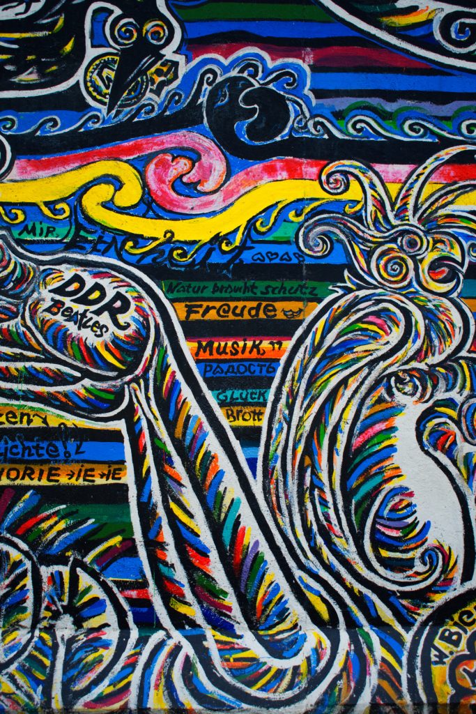 Partie du mur de Berlin