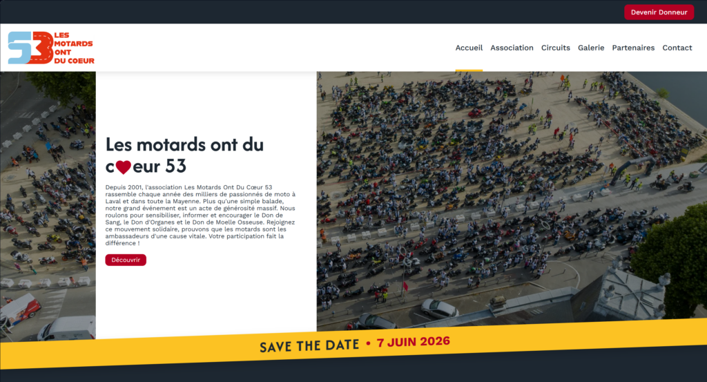Les motards ont du coeur